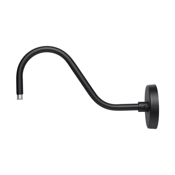 Capital Lighting - 936304BK - Gooseneck Arm with Wall Mount Bracket - RLM - Black from Lighting & Bulbs Unlimited in Charlotte, NC