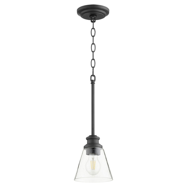 Quorum - 309-69 - One Light Pendant - Dunbar - Textured Black from Lighting & Bulbs Unlimited in Charlotte, NC