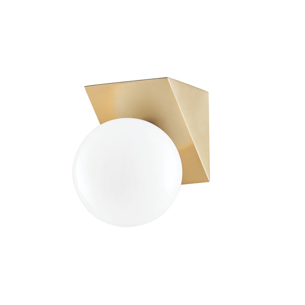 Mitzi - H385301-AGB - One Light Bath Bracket - Aspyn - Aged Brass from Lighting & Bulbs Unlimited in Charlotte, NC