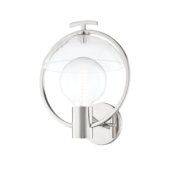 Mitzi - H387101-PN - One Light Wall Sconce - Ringo - Polished Nickel from Lighting & Bulbs Unlimited in Charlotte, NC