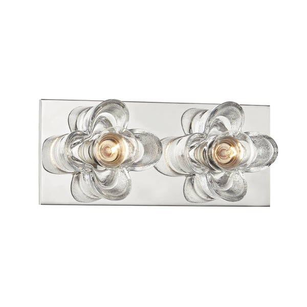 Mitzi - H410302-PN - Two Light Bath Bracket - Shea - Polished Nickel from Lighting & Bulbs Unlimited in Charlotte, NC