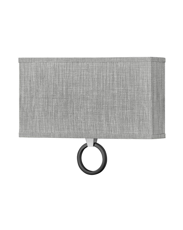 Hinkley - 41203BN - LED Wall Sconce - Link Heathered Gray - Brushed Nickel from Lighting & Bulbs Unlimited in Charlotte, NC