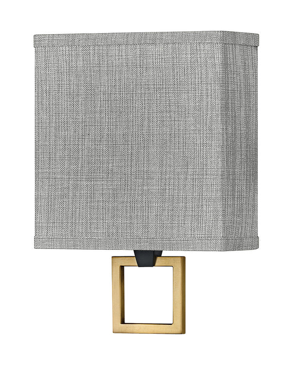 Hinkley - 41301BK - LED Wall Sconce - Link Heathered Gray - Black from Lighting & Bulbs Unlimited in Charlotte, NC