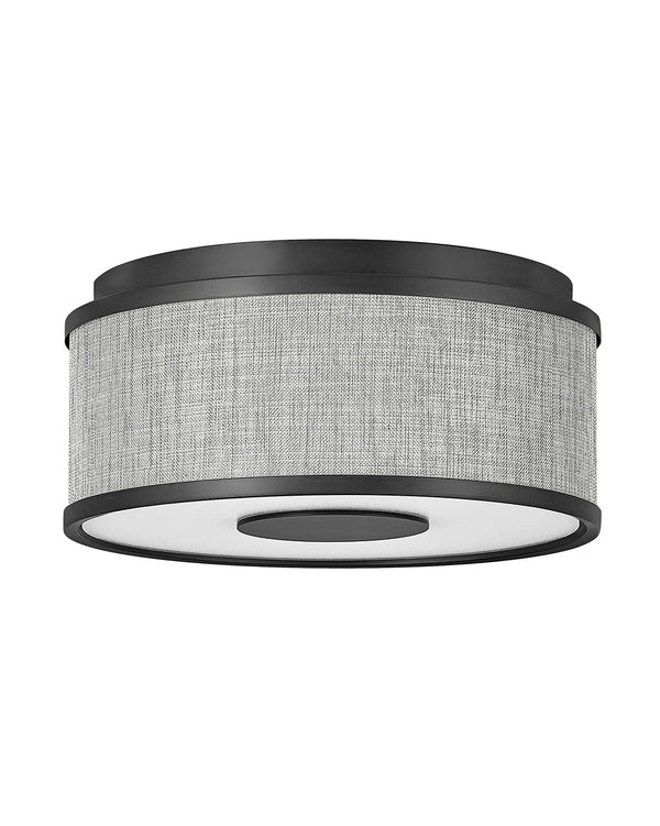 Hinkley - 42005BK - LED Foyer Pendant - Halo Heathered Gray - Black from Lighting & Bulbs Unlimited in Charlotte, NC