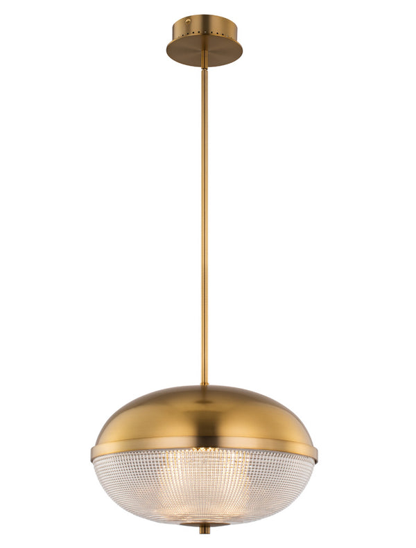 Kalco - 512156WB - LED Pendant - Portland - Winter Brass from Lighting & Bulbs Unlimited in Charlotte, NC