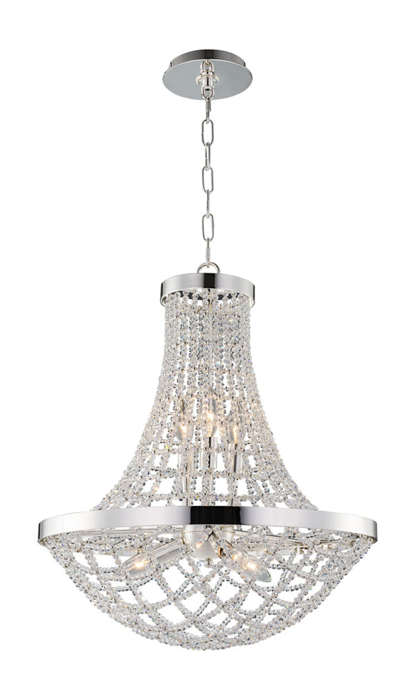 Allegri - 036455-014-FR001 - Six Light Pendant - Felicity - Polished Silver from Lighting & Bulbs Unlimited in Charlotte, NC