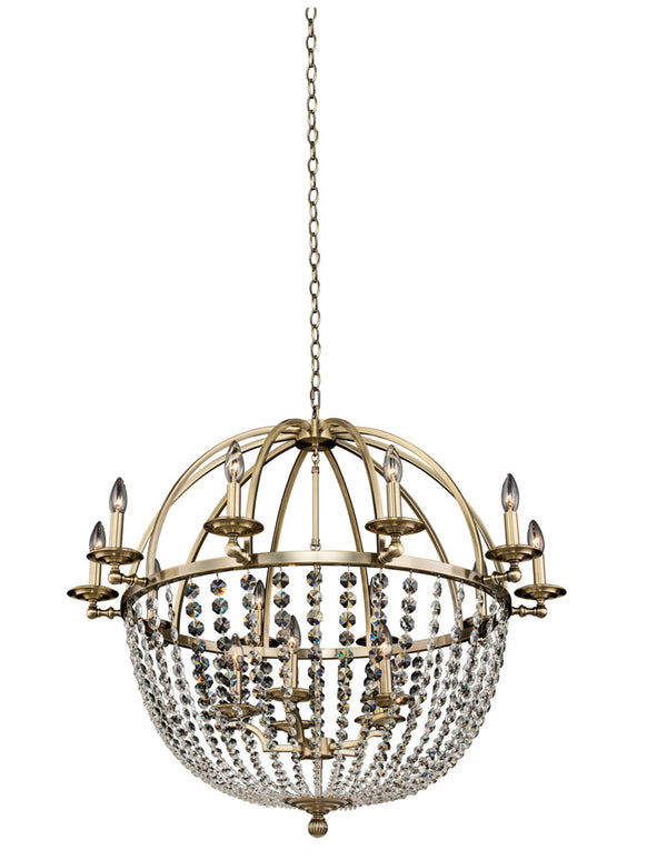 Allegri - 037772-038-FR001 - 15 Light Chandelier - Pendolo - Brushed Champagne Gold from Lighting & Bulbs Unlimited in Charlotte, NC