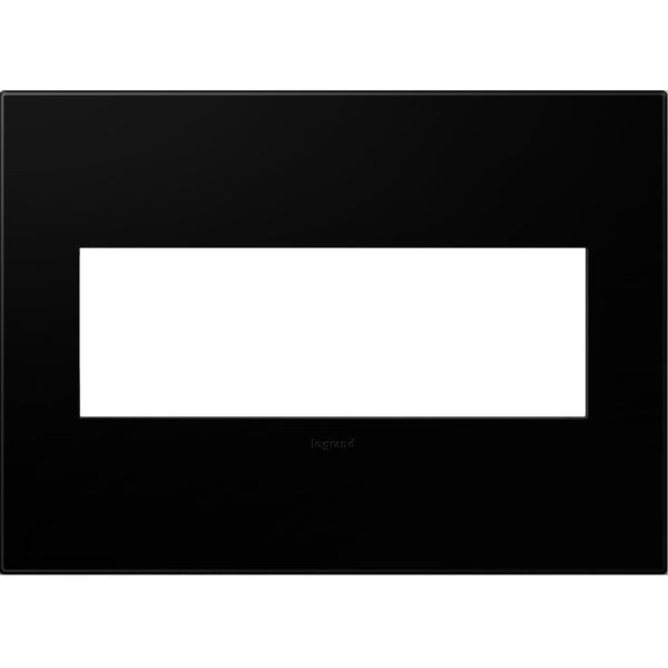 Legrand - AWP3GNK4 - Gang Wall Plate - Adorne - Black Ink from Lighting & Bulbs Unlimited in Charlotte, NC