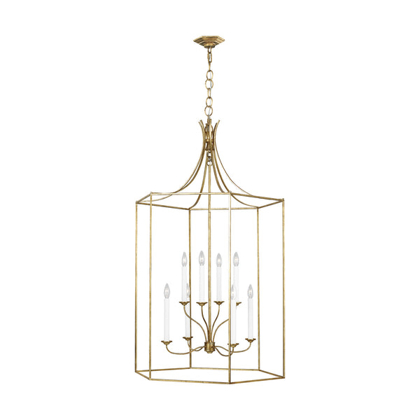 Visual Comfort Studio - AC1038ADB - Eight Light Chandelier - Bantry House - Antique Gild from Lighting & Bulbs Unlimited in Charlotte, NC
