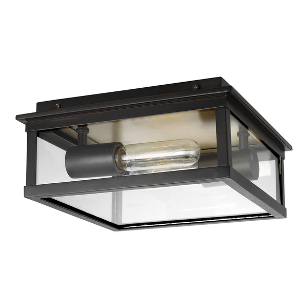 Visual Comfort Studio - CO1172HTCP - Two Light Outdoor Flush Mount - Freeport - Heritage Copper from Lighting & Bulbs Unlimited in Charlotte, NC