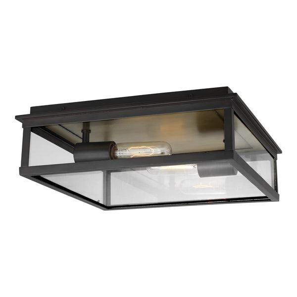 Visual Comfort Studio - CO1182HTCP - Two Light Outdoor Flush Mount - Freeport - Heritage Copper from Lighting & Bulbs Unlimited in Charlotte, NC