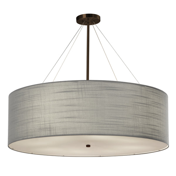 Justice Designs - FAB-9594-GRAY-DBRZ - Eight Light Pendant - Classic - Dark Bronze from Lighting & Bulbs Unlimited in Charlotte, NC