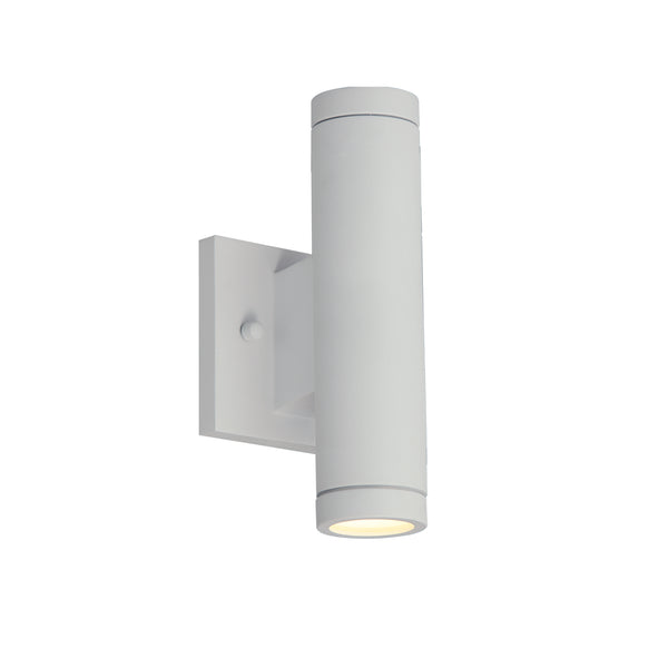 Justice Designs - NSH-4111W-WHTE - LED Outdoor Wall Sconce - Portico - Matte White from Lighting & Bulbs Unlimited in Charlotte, NC