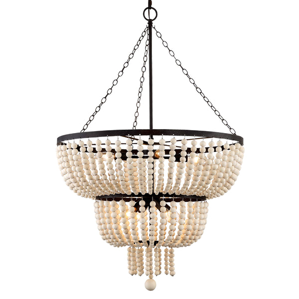 Crystorama - 610-FB - Eight Light Chandelier - Rylee - Forged Bronze from Lighting & Bulbs Unlimited in Charlotte, NC