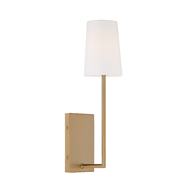 Crystorama - LEN-251-VG - One Light Wall Mount - Lena - Vibrant Gold from Lighting & Bulbs Unlimited in Charlotte, NC