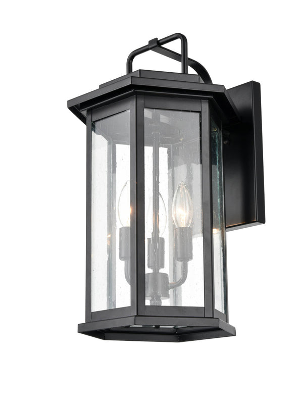 Millennium - 2685-PBK - Three Light Outdoor Wall Bracket - Ellis - Powder Coat Black from Lighting & Bulbs Unlimited in Charlotte, NC