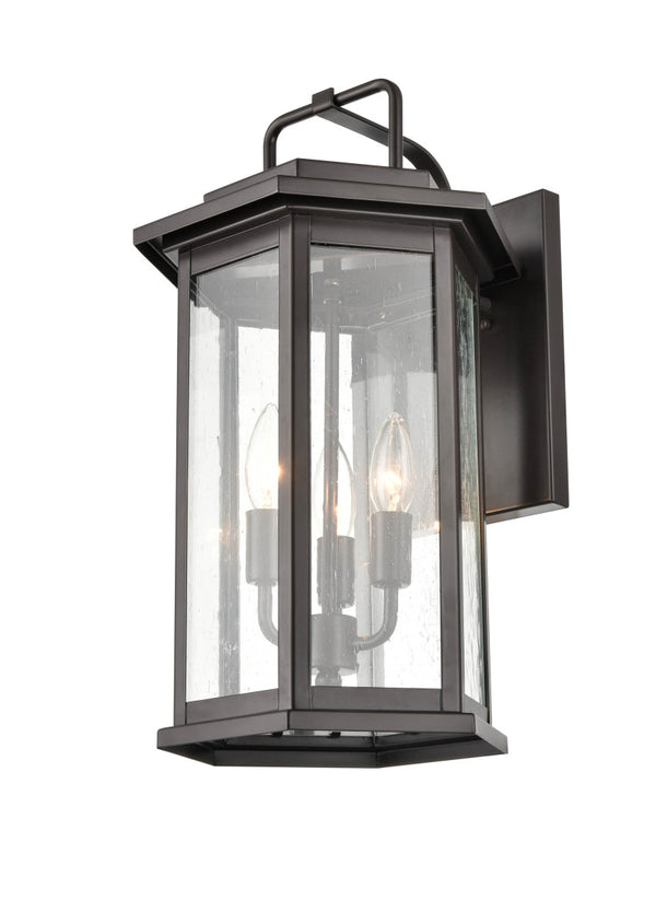 Millennium - 2685-PBZ - Three Light Outdoor Wall Bracket - Ellis - Powder Coat Bronze from Lighting & Bulbs Unlimited in Charlotte, NC