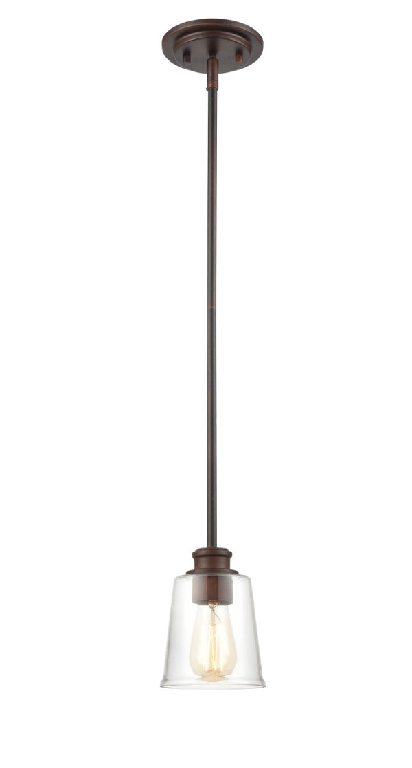 Millennium - 3611-RBZ - One Light Mini Pendant - Forsyth - Rubbed Bronze from Lighting & Bulbs Unlimited in Charlotte, NC