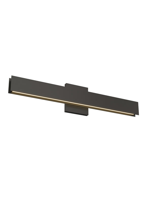 Visual Comfort Modern - 700BCBAU24B-LED930 - LED Bath - Bau - Nightshade Black from Lighting & Bulbs Unlimited in Charlotte, NC