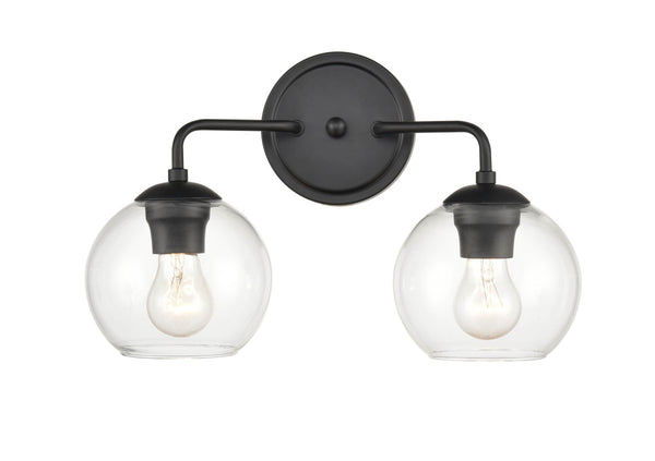 Millennium - 9752-MB - Two Light Vanity - Matte Black from Lighting & Bulbs Unlimited in Charlotte, NC