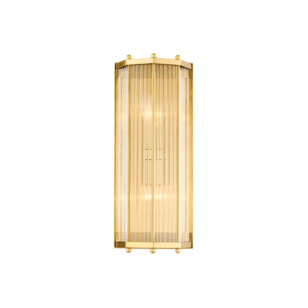 Hudson Valley - 2616-AGB - Two Light Wall Sconce - Wembley - Aged Brass from Lighting & Bulbs Unlimited in Charlotte, NC