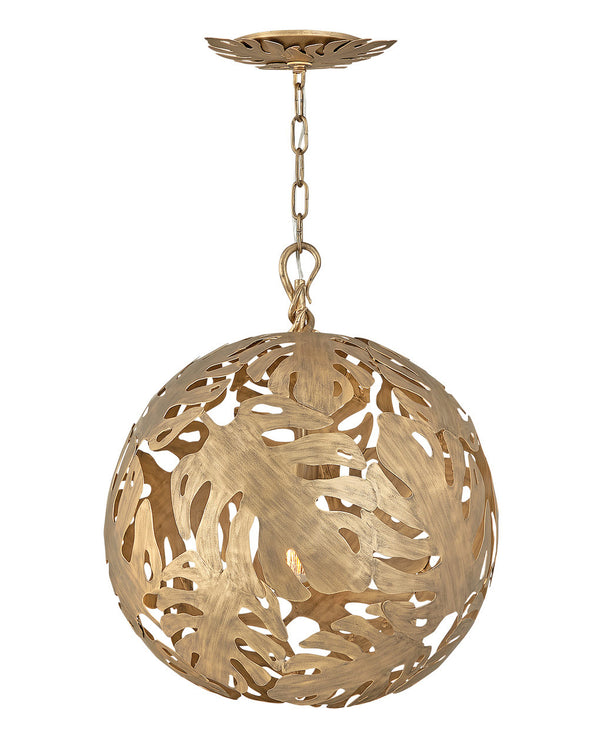 Fredrick Ramond - FR35108BNG - LED Chandelier - Botanica - Burnished Gold from Lighting & Bulbs Unlimited in Charlotte, NC