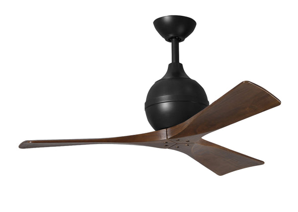 Matthews Fan Company - IR3-BK-WA-42 - 42" Ceiling Fan - Irene - Matte Black from Lighting & Bulbs Unlimited in Charlotte, NC