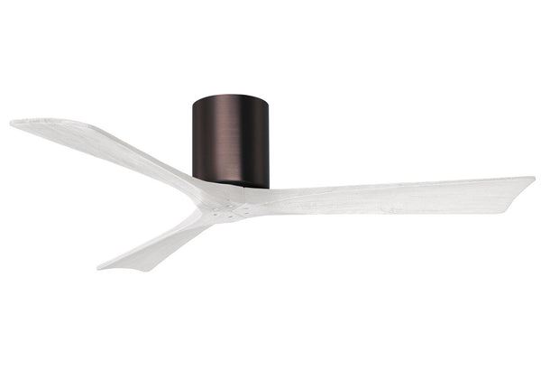 Matthews Fan Company - IR3H-BB-MWH-52 - 52" Ceiling Fan - Irene - Brushed Bronze from Lighting & Bulbs Unlimited in Charlotte, NC