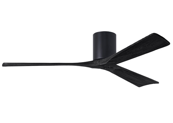 Matthews Fan Company - IR3H-BK-BK-60 - 60" Ceiling Fan - Irene - Matte Black from Lighting & Bulbs Unlimited in Charlotte, NC