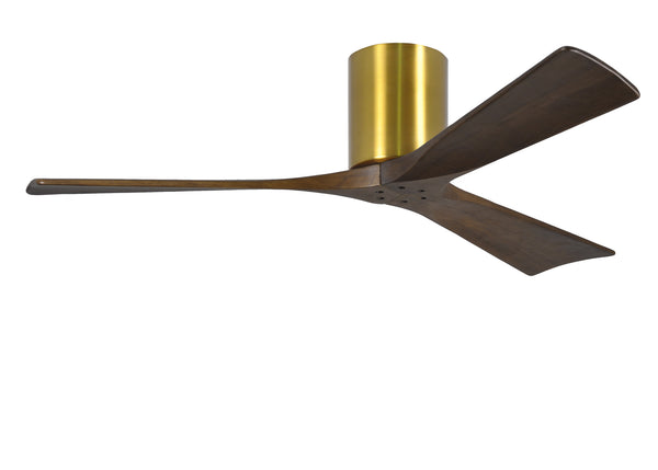 Matthews Fan Company - IR3H-BRBR-WA-52 - 52" Ceiling Fan - Irene - Brushed Brass from Lighting & Bulbs Unlimited in Charlotte, NC