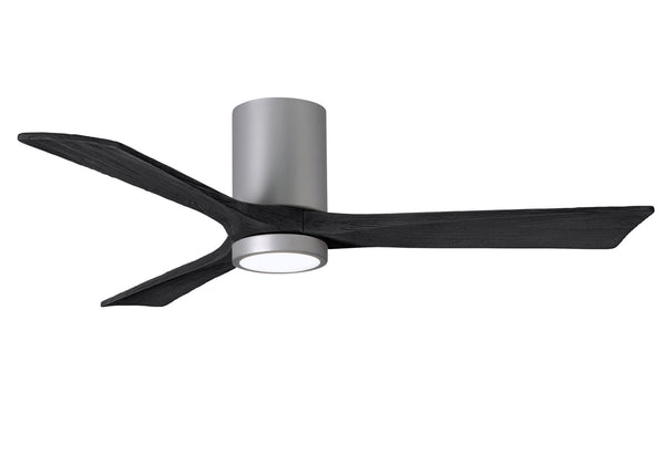 Matthews Fan Company - IR3HLK-BN-BK-52 - 52" Ceiling Fan - Irene - Brushed Nickel from Lighting & Bulbs Unlimited in Charlotte, NC