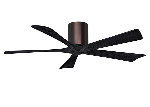 Matthews Fan Company - IR5H-BB-BK-52 - 52" Ceiling Fan - Irene - Brushed Bronze from Lighting & Bulbs Unlimited in Charlotte, NC