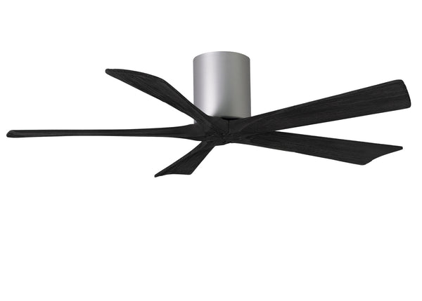 Matthews Fan Company - IR5H-BN-BK-52 - 52"Ceiling Fan - Irene-5H - Brushed Nickel from Lighting & Bulbs Unlimited.