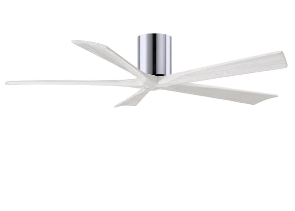 Matthews Fan Company - IR5H-CR-MWH-60 - 60" Ceiling Fan - Irene - Polished Chrome from Lighting & Bulbs Unlimited in Charlotte, NC