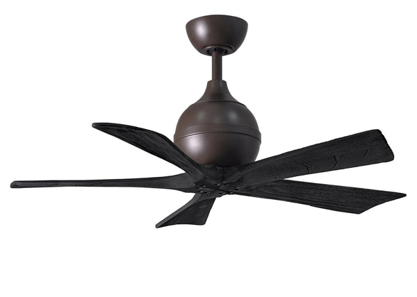 Matthews Fan Company - IR5-TB-BK-42 - 42" Ceiling Fan - Irene - Textured Bronze from Lighting & Bulbs Unlimited in Charlotte, NC