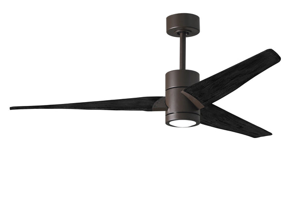 Matthews Fan Company - SJ-TB-BK-60 - 60" Ceiling Fan - Super Janet - Textured Bronze from Lighting & Bulbs Unlimited in Charlotte, NC