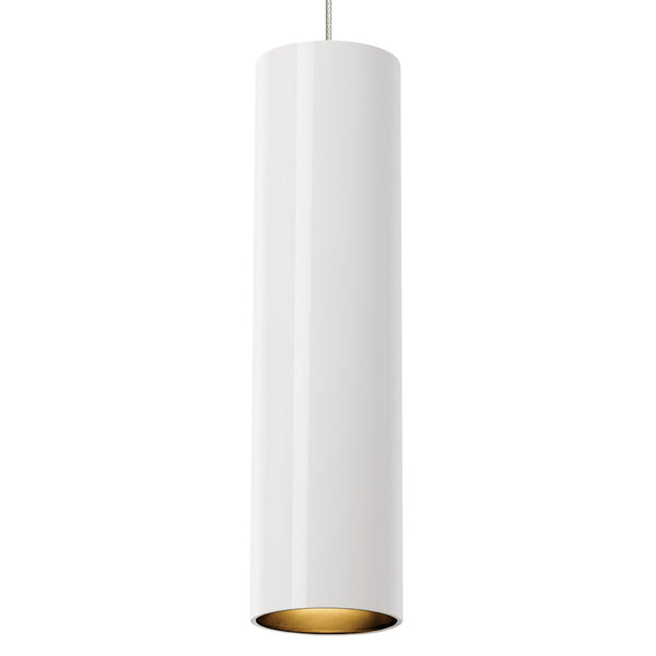 Visual Comfort Modern - 700FJPPRWS - One Light Pendant - Piper - White/Satin Nickel from Lighting & Bulbs Unlimited in Charlotte, NC