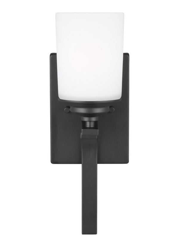 Generation Lighting - 4130701EN3-112 - One Light Wall / Bath Sconce - Kemal - Midnight Black from Lighting & Bulbs Unlimited in Charlotte, NC
