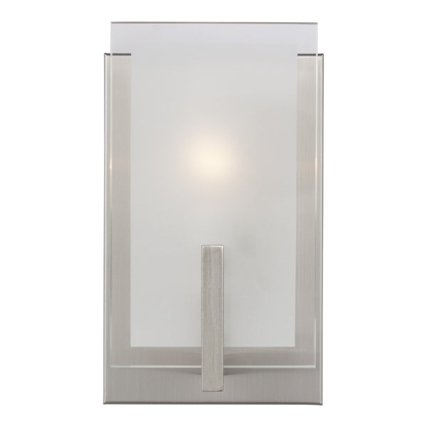 Visual Comfort Studio - 4130801-962 - One Light Wall / Bath Sconce - Syll - Brushed Nickel from Lighting & Bulbs Unlimited in Charlotte, NC