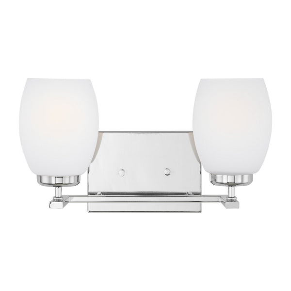 Generation Lighting - 4418502-05 - Two Light Wall / Bath - Catlin - Chrome from Lighting & Bulbs Unlimited in Charlotte, NC