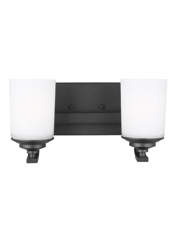 Generation Lighting - 4430702EN3-112 - Two Light Wall / Bath - Kemal - Midnight Black from Lighting & Bulbs Unlimited in Charlotte, NC