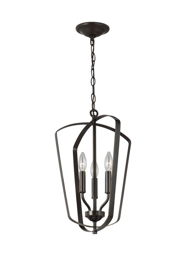 Generation Lighting - 5134903EN-710 - Three Light Hall / Foyer - Romee - Bronze from Lighting & Bulbs Unlimited in Charlotte, NC