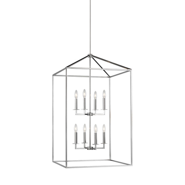 Generation Lighting - 5315008EN-05 - Eight Light Hall / Foyer - Perryton - Chrome from Lighting & Bulbs Unlimited in Charlotte, NC