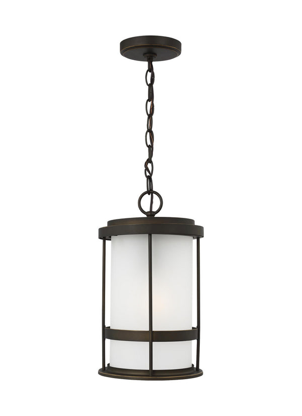 Generation Lighting - 6290901EN3-71 - One Light Outdoor Pendant - Wilburn - Antique Bronze from Lighting & Bulbs Unlimited in Charlotte, NC