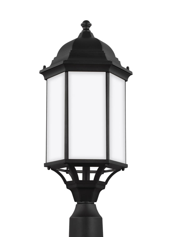 Generation Lighting - 8238751-12 - One Light Outdoor Post Lantern - Sevier - Black from Lighting & Bulbs Unlimited in Charlotte, NC