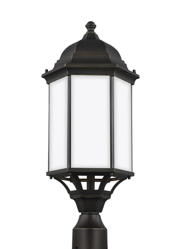 Generation Lighting - 8238751EN3-71 - One Light Outdoor Post Lantern - Sevier - Antique Bronze from Lighting & Bulbs Unlimited in Charlotte, NC