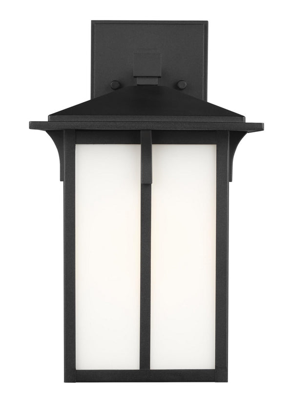 Generation Lighting - 8652701EN3-12 - One Light Outdoor Wall Lantern - Tomek - Black from Lighting & Bulbs Unlimited in Charlotte, NC
