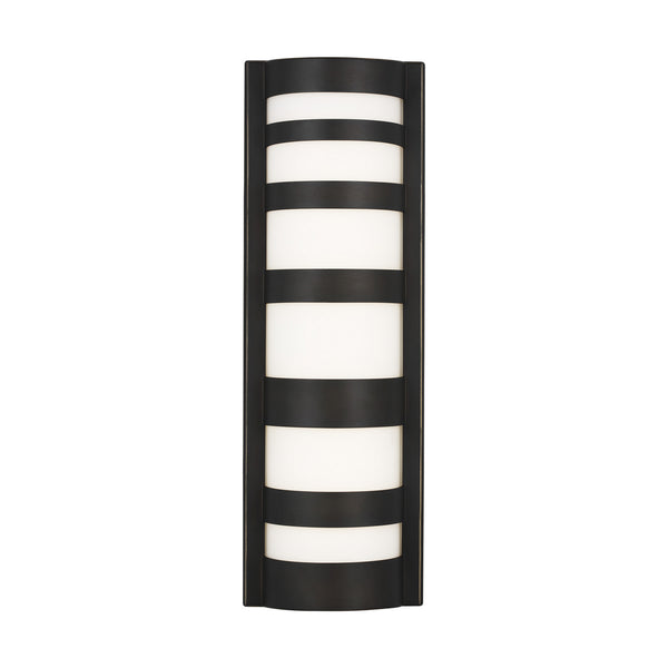 Generation Lighting - 8743193S-71 - LED Outdoor Wall Lantern - Rebay - Antique Bronze from Lighting & Bulbs Unlimited in Charlotte, NC