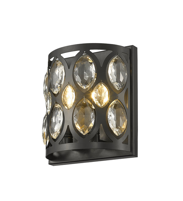 Z-Lite - 6010-2S-MB - Two Light Wall Sconce - Dealey - Matte Black from Lighting & Bulbs Unlimited in Charlotte, NC