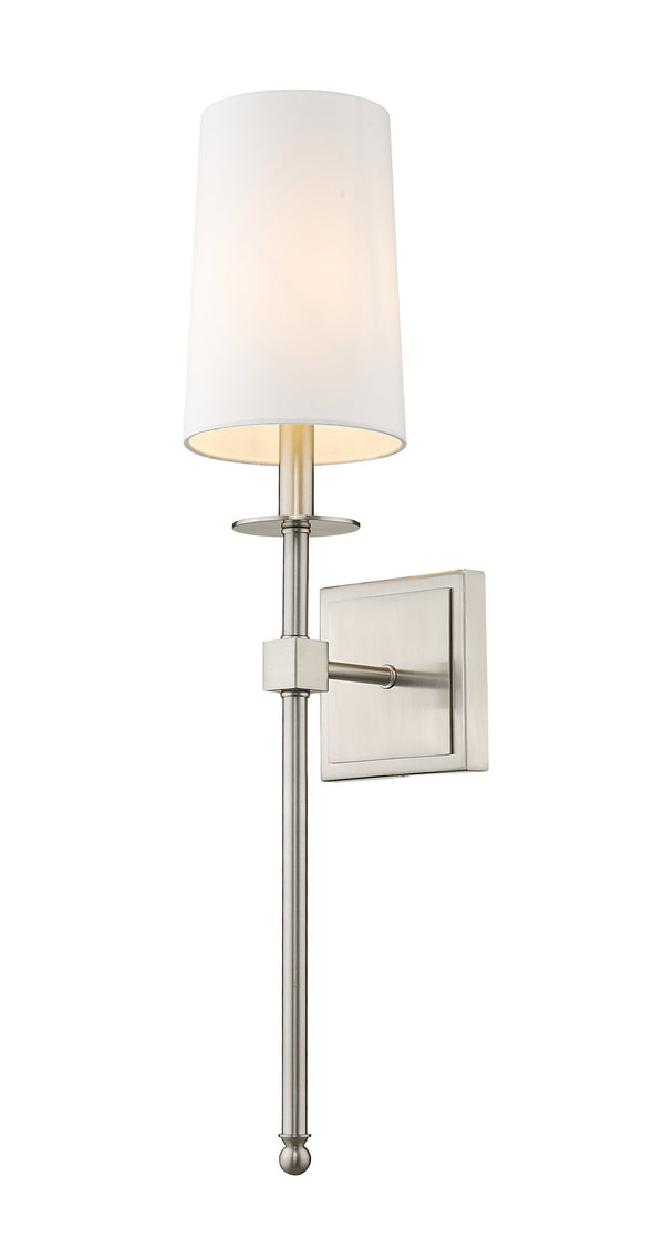 Z-Lite - 811-1S-BN - One Light Wall Sconce - Camila - Brushed Nickel from Lighting & Bulbs Unlimited in Charlotte, NC